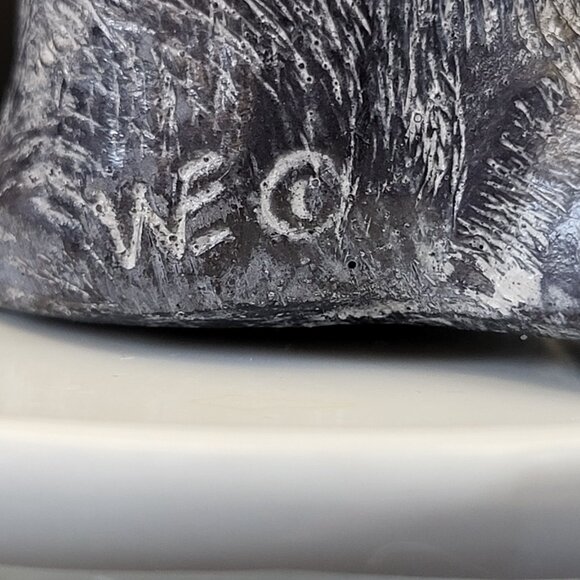 A Wolf Original Raccoon Figurine Signed 3" 1970s Canada - Picture 13 of 16